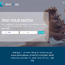 Kewl.app website - meet your perfect match