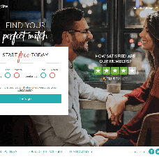 Tomato and Sea Green - dating website template