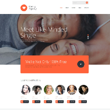 Dating Agency - dating website template