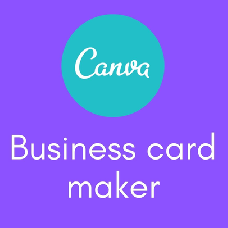 Free business card generator – simple drag-and-drop editor