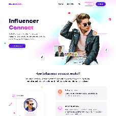 Influencer - dating website template