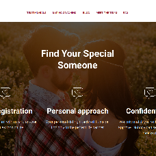Find Your Special Someone - dating website template