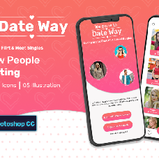 Date Way - dating app template