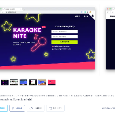Karaoke night feature