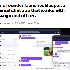 Connect all your messengers in one place with Beeper app