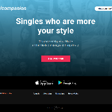 Singles who are more your style - dating website template