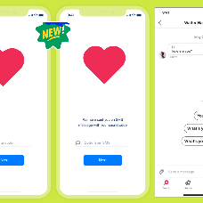Prototype: dating invite code app (iOS & Android)
