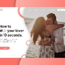 Daily UI 003 - dating website template