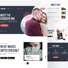 Datto - dating website template