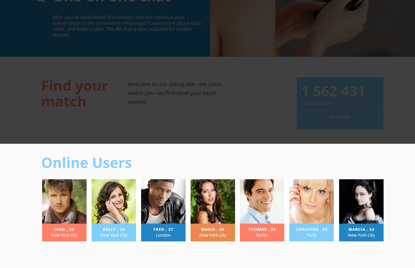 Online users – Show people who is online now
