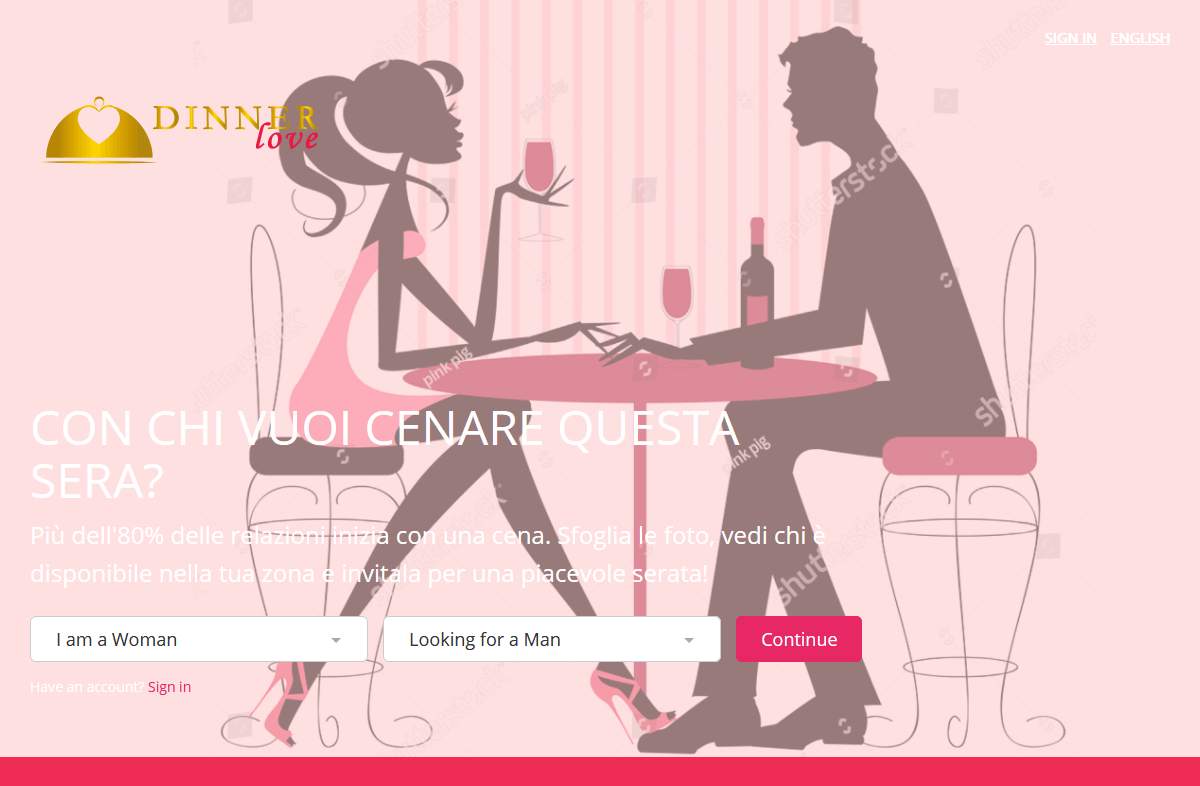 Dating site to find a dinner date
