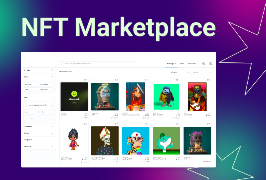 NFT marketplace – Sell your own branded NFTs with Dating Pro