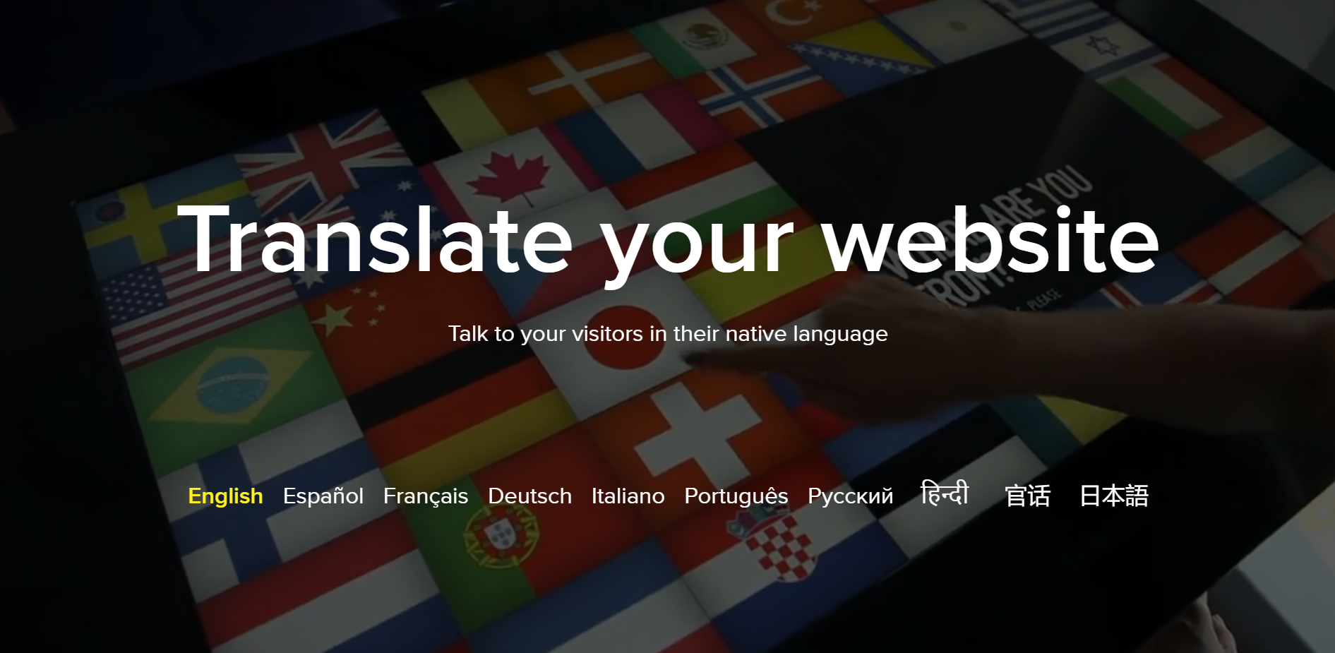 Google Translate integration — Cover 100+ languages on your apps and site