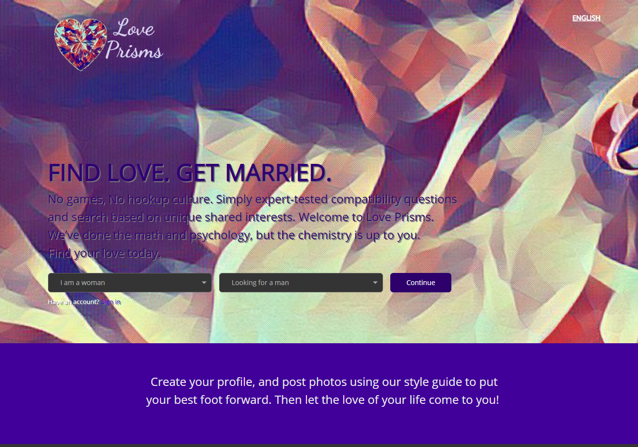 Loveprisms website