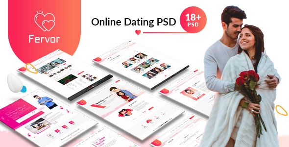 Fervor - dating website template