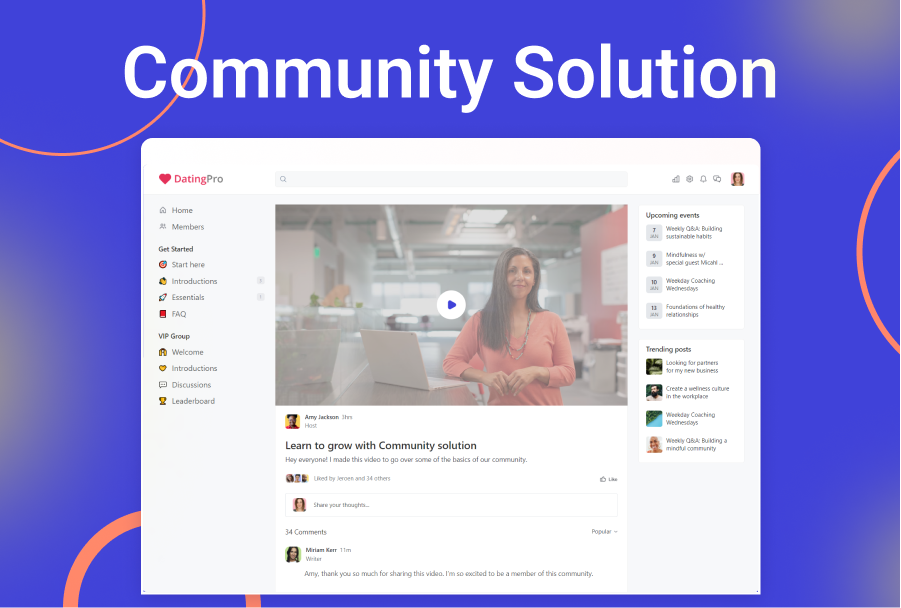Community solution: Gather your members in one place and help them connect