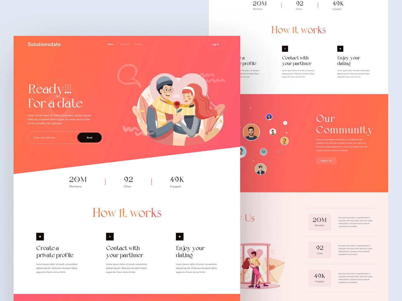 Solutionsdate - dating website template