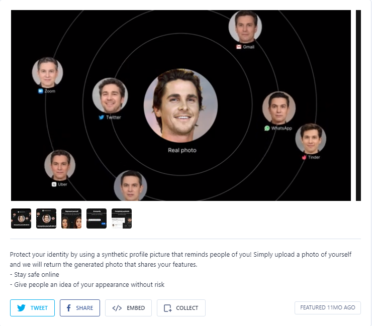 AI Anonymizer - Use virtual faces to secure your identity