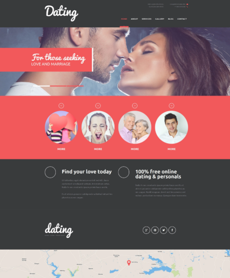 Lifelong Romance Agency - Dating Website Template