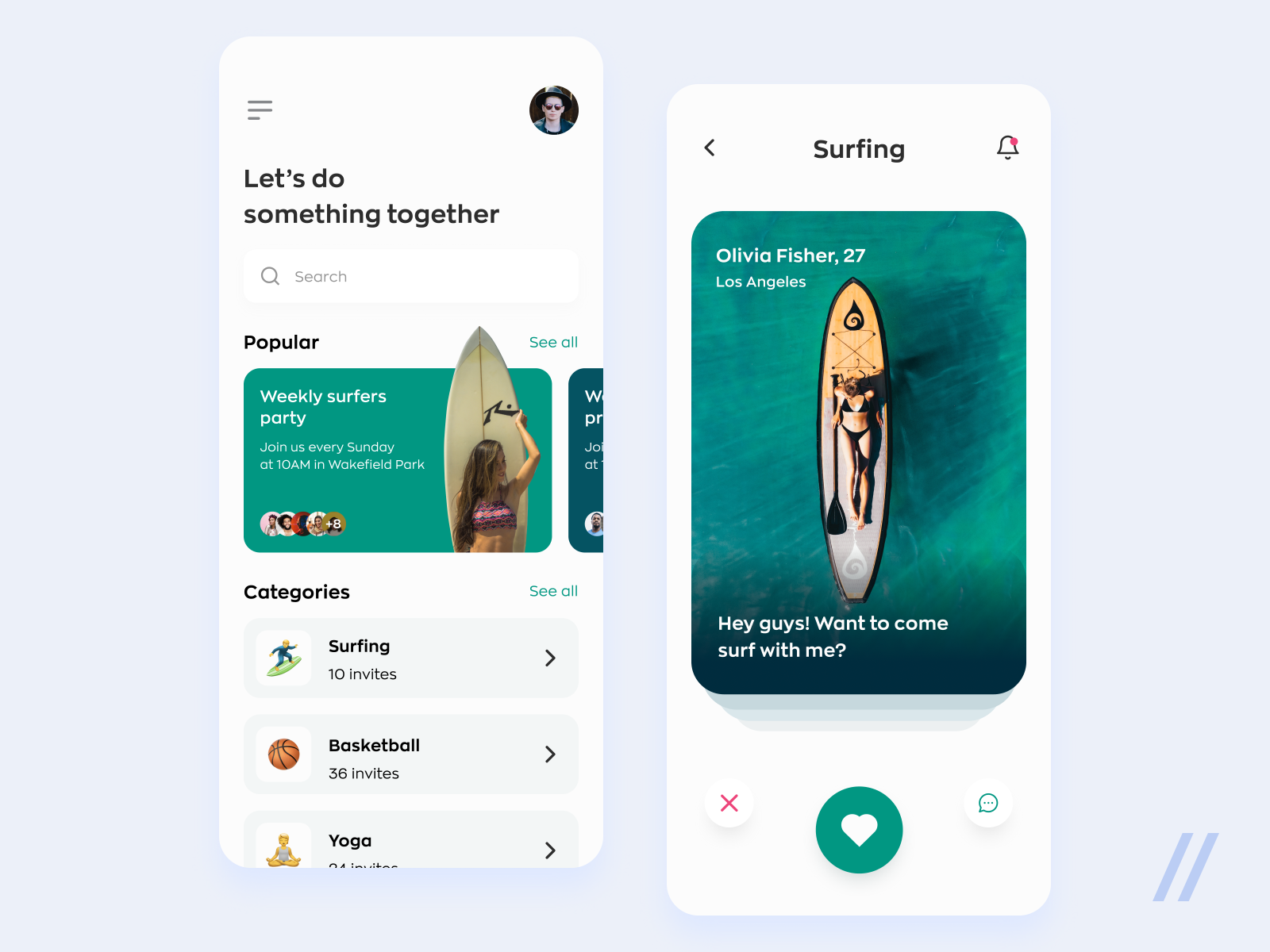 Sport Dating App - dating app template