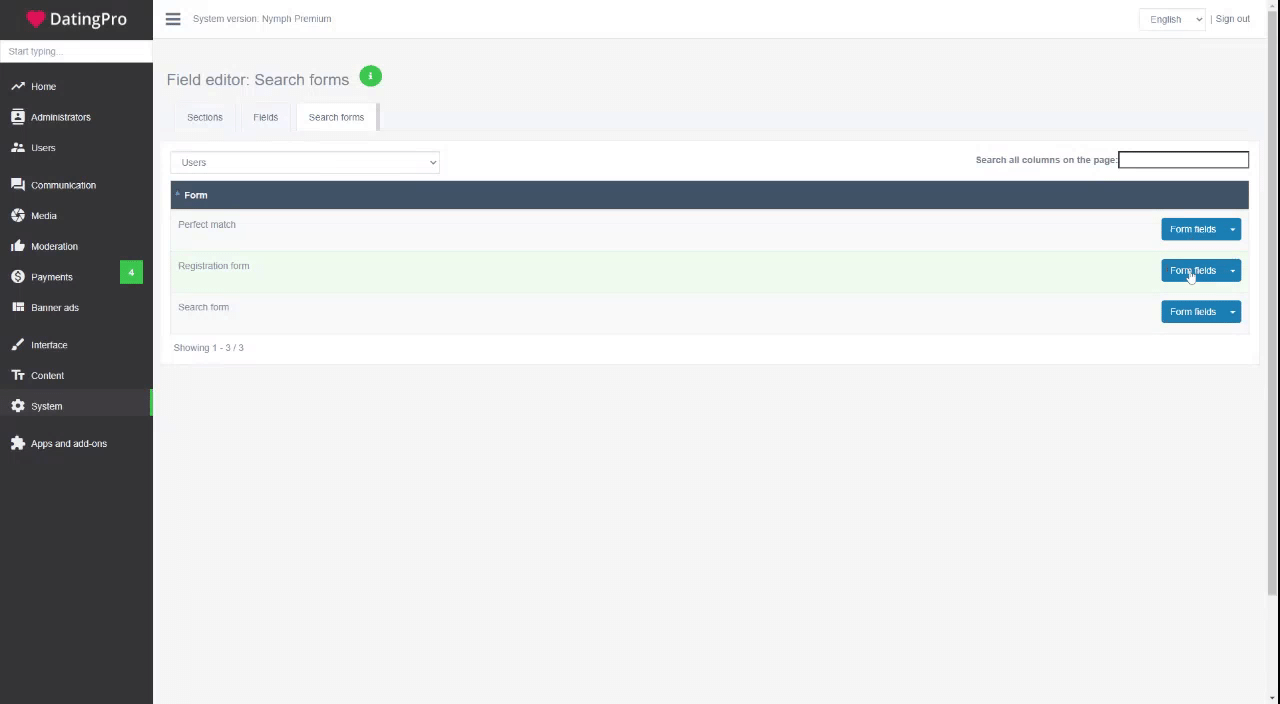 Extended registration - Multi-step registration for better profiles add ...