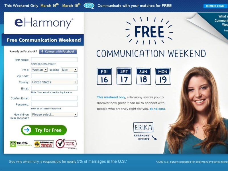 Free communication weekend