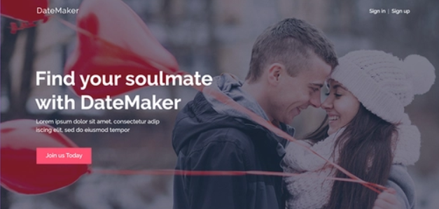 DateMaker - dating website template