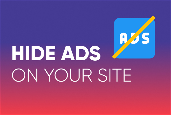 Advert-free site experience