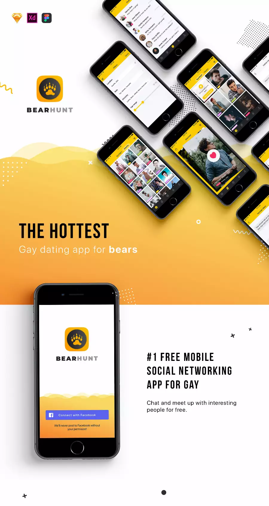 BearHunt - dating app template