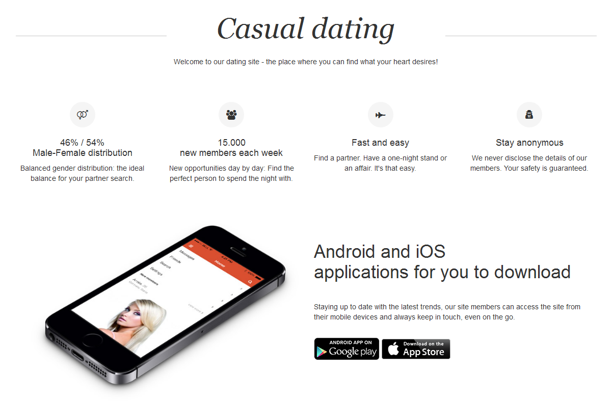 Listera - dating website template