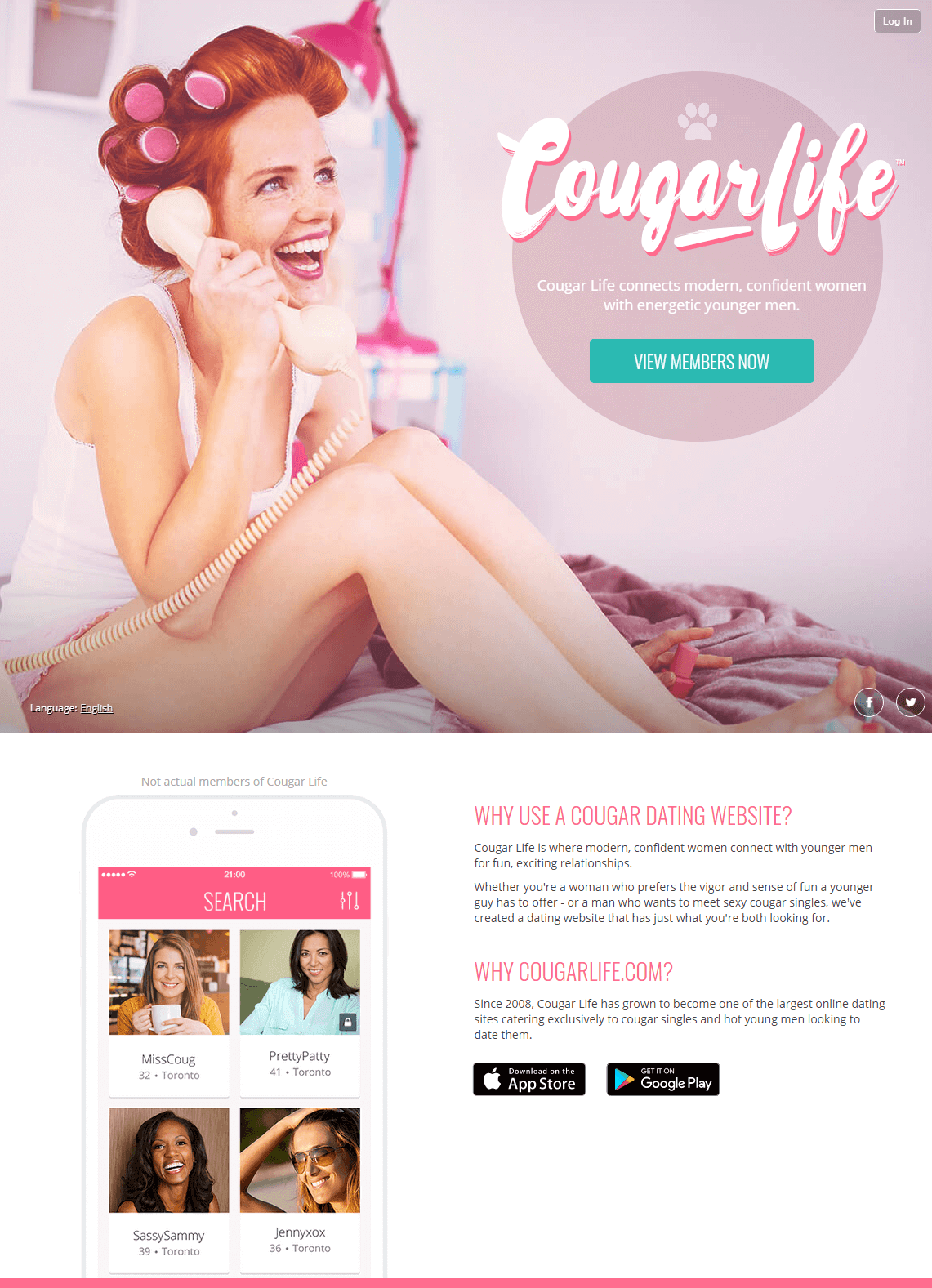 Pink - dating website template