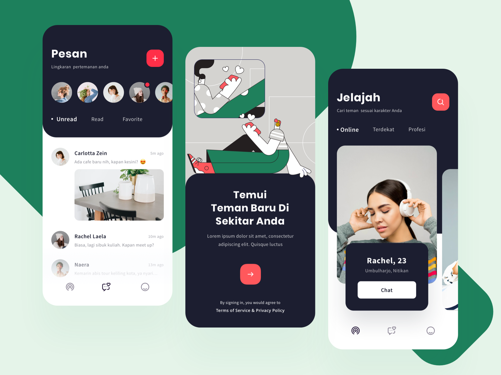Exploration - dating app template