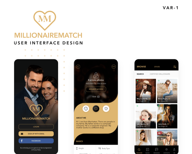 Millionarematch - dating app template