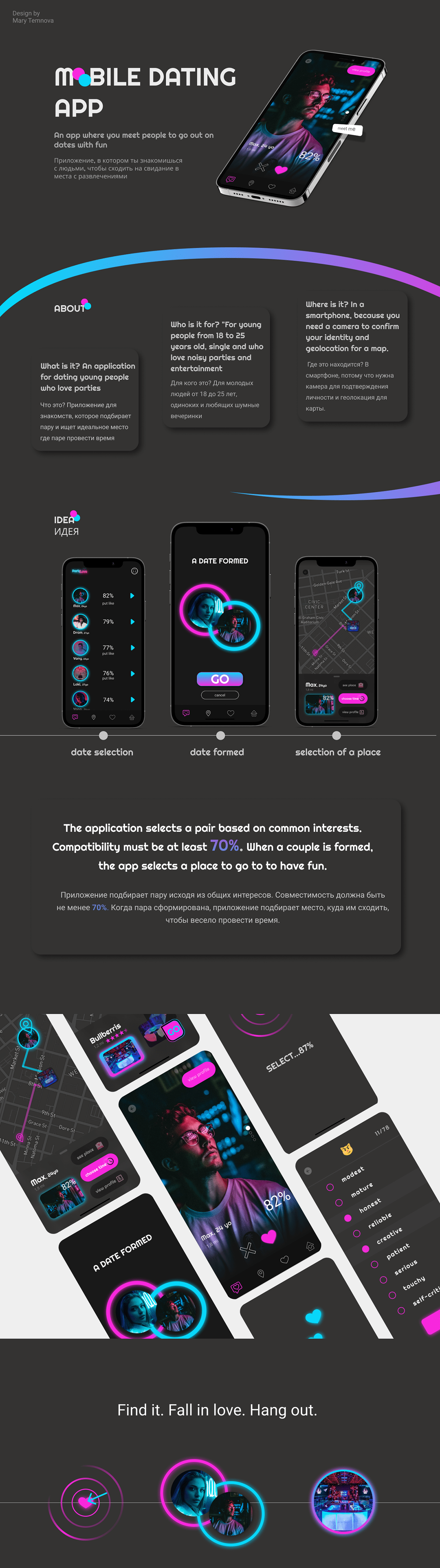 PartyLove - dating app template