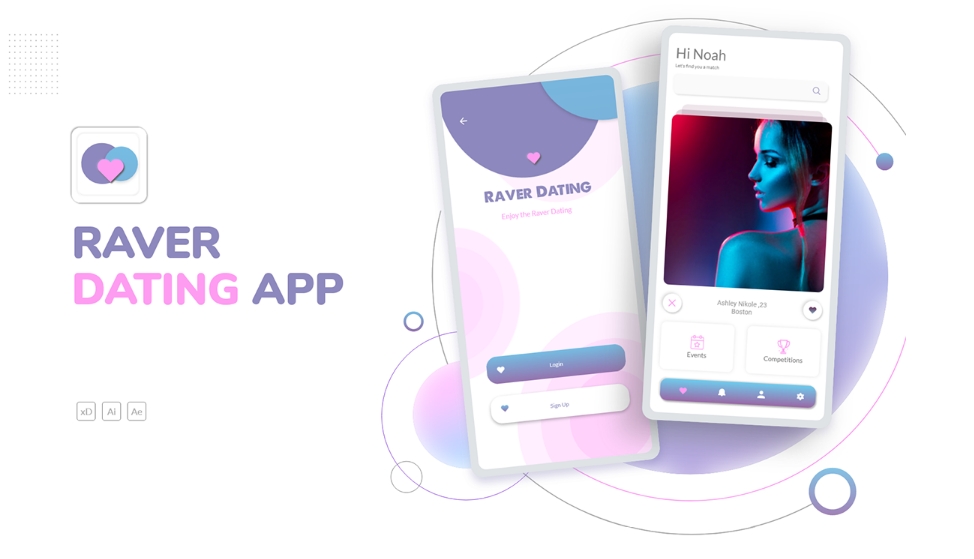 Raver - dating app template